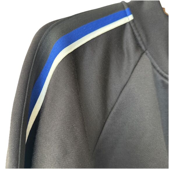 Sanctuary Womens Zip Up Faux High Collar Track Jacket Black SZ Medium Striped - Picture 5 of 6